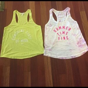 2 Victoria's Secret tanks size Large never worn